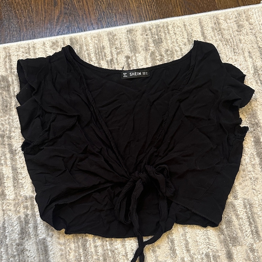 Black Crop Top